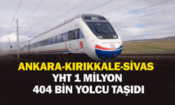 Ankara-Kırıkkale-Sivas YHT 1 milyon 404 bin yolcu taşıdı