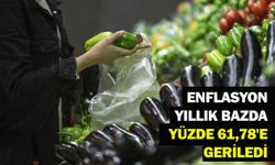 Enflasyon yıllık bazda yüzde 61,78'e geriledi