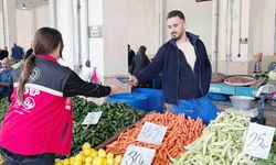 Halk Pazarı’nda farkındalık çalışması