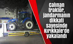 Aydın’da çalınan traktör, jandarmanın dikkati sayesinde Kırıkkale’de yakalandı