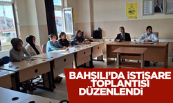 Bahşılı'da istişare toplantısı düzenlendi