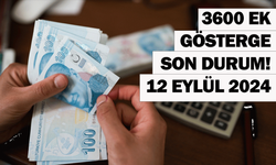 3600 Ek Gösterge son durum! 12 Eylül 2024