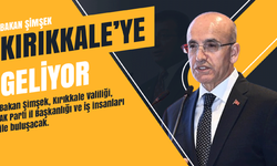 Hazine ve Maliye Bakanı Mehmet Şimşek bugün Kırıkkale’ye geliyor