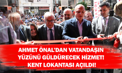 Ahmet Önal’dan vatandaşın yüzünü güldürecek hizmet! Kent Lokantası açıldı!