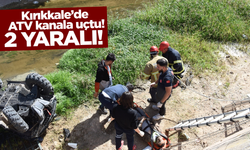 Kırıkkale’de ATV dereye düştü! 2 yaralı