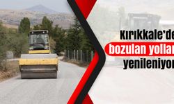 Kırıkkale’de bozulan yollar yenileniyor