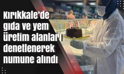 Kırıkkale’de gıda ve yem üretim alanları denetlenerek numune alındı