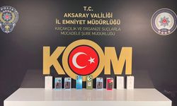 Aksaray'da kaçak cep telefonu operasyonunda 1 kişi gözaltına alındı