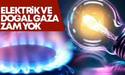 Elektrik ve doğal gaza yıl sonuna kadar zam yok!