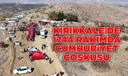 Kırıkkale’de 1744 rakımda Cumhuriyet Coşkusu