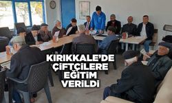 Kırıkkale’de çiftçilere eğitim verildi