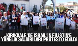 Kırıkkale’de İsrail'in Filistin'e yönelik saldırıları protesto edildi