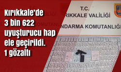 Kırıkkale’de 3 bin 622 uyuşturucu hap ele geçirildi. 1 gözaltı