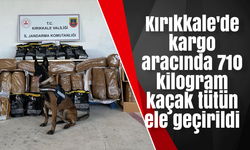 Kırıkkale'de kargo aracında 710 kilogram kaçak tütün ele geçirildi