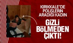 Polisin aradığı kadın, evdeki gizli bölmede yakalandı