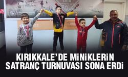 Kırıkkale’de miniklerin satranç turnuvası sona erdi