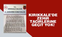 Kırıkkale’de, zehir tacirlerine geçit yok!