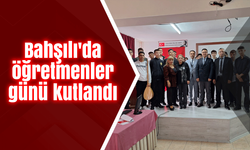 Bahşılı'da öğretmenler günü kutlandı