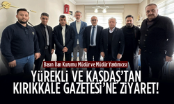 Basın İlan Kurumu Müdür ve Müdür Yardımcısı’ndan Kırıkkale Gazetesi’ne ziyaret