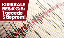 Kırıkkale’de bir gecede 5 deprem meydana geldi!