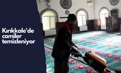Kırıkkale'de camiler temizleniyor