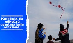 Kırıkkale’de gökyüzü uçurtmalarla renklendi