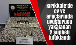 Kırıkkale’de ev ve araçlarında uyuşturucu yakalanan 2 şüpheli tutuklandı