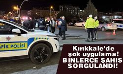 Kırıkkale'de şok uygulama düzenlendi! Binlerce şahıs sorgulandı!