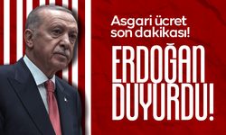 Asgari ücret son dakikası! Erdoğan duyurdu!