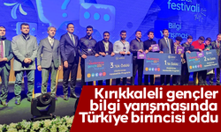 Kırıkkaleli gençler bilgi yarışmasında Türkiye birincisi oldu