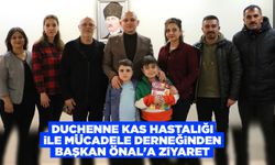 Duchenne Kas Hastalığı ile Mücadele Derneğinden Başkan Önal'a ziyaret