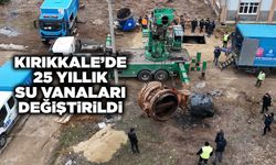 Kırıkkale’de 25 yıllık su vanaları değiştirildi