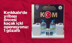 Kırıkkale'de yılbaşı öncesi kaçak içki operasyonu: 1 gözaltı