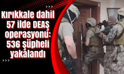 Kırıkkale dahil 57 ilde DEAŞ operasyonu: 536 şüpheli yakalandı