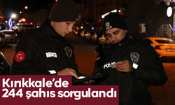 Kırıkkale’de 244 şahıs sorgulandı