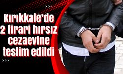 Kırıkkale’de 2 firari hırsız cezaevine teslim edildi