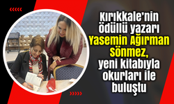 Kırıkkale’nin ödüllü yazarı Sönmez, yeni kitabıyla okurları ile buluştu