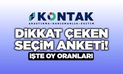 Kontak Araştırma’dan dikkat çeken seçim anketi! İşte oy oranları