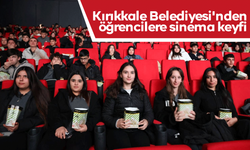 Kırıkkale Belediyesi'nden öğrencilere sinema keyfi