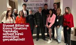 Siyaset Bilimi ve Kamu Yönetimi Topluluğu serbest kürsü etkinliğini gerçekleştirdi!