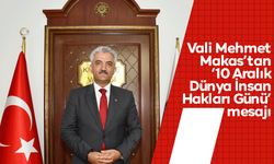 Vali Makas’tan ‘10 Aralık Dünya İnsan Hakları Günü’ mesajı