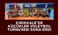 Kırıkkale'de Küçükler Voleybol Turnuvası sona erdi