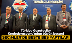 TGK, Basın İlan Kurumu seçimlerinde beşte beş yaptı