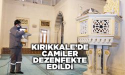 Kırıkkale’de camiler dezenfekte edildi