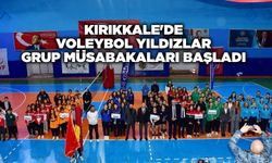 Kırıkkale'de Voleybol Yıldızlar Grup Müsabakaları Başladı