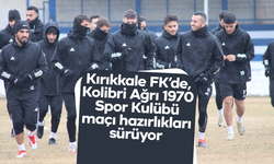 Kırıkkale FK’de, Kolibri Ağrı 1970 Spor Kulübü maçı hazırlıkları sürüyor