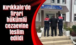 Kırıkkale’de firari hükümlü cezaevine teslim edildi