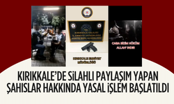 Kırıkkale’de sosyal medyada silah paylaşan şahıslar hakkında yasal işlem başlatıldı