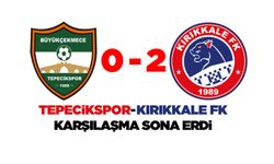 Tepecikspor-Kırıkkale FK karşılaşması sone erdi