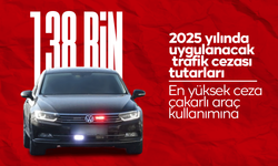 2025 yılında uygulanacak olan trafik cezaları belli oldu